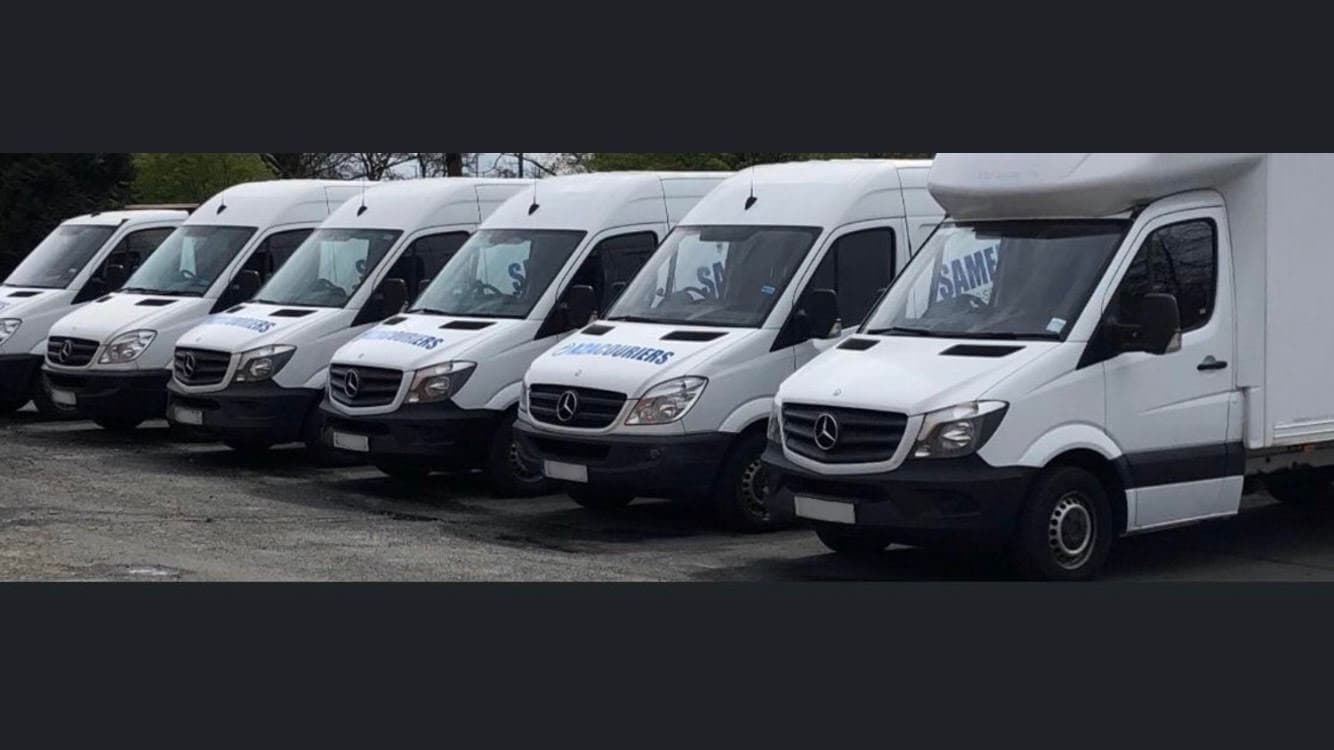 A2A Couriers Fleet of Mercedes Sprinter Vans
